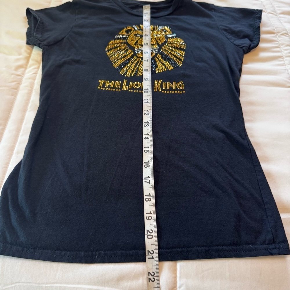 The Lion King The Broadway Musical Crystal Embellished Disney kid’s Shirt Sz S - Picture 7 of 9
